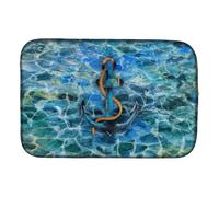 """"Caroline's Treasures Anchor And Rope Dish Drying Mat 14"""""""" x 21""""""""""""