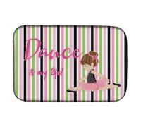 """"Caroline's Treasures Ballet Dance Is My Life Brunette Dish Drying Mat 14"""""""" x 21"""""""" Multicolor""""
