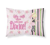 """"Caroline's Treasures Ballet Dance Stripes Blonde Pillowcase Standard Multicolor""""