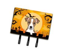 """"Caroline's Treasures BB1818TH68 Halloween Jack Russell Terrier Leash or Key Holder Large Multicolor""""
