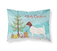 """"Caroline's Treasures Boer Goat Christmas Pillowcase Standard Multicolor""""