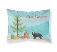 """"Caroline's Treasures Cavalier King Charles Spaniel Tricolor Christmas Tree Fabric Standard pillowcases Multicolor""""