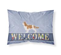 """"Caroline's Treasures Cavalier King Charles Spaniel Welcome Pillowcase Standard """"