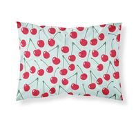 """"Caroline's Treasures Cherries on Blue Pillowcase Standard Multicolor""""