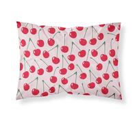 """"Caroline's Treasures Cherries on Pink Pillowcase Standard Multicolor""""