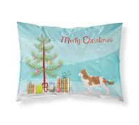 Caroline's Treasures Christmas Tree Cavalier King Charles Spaniel Merry Fabric Standard Pillowcase BB2967PILLOWCASE