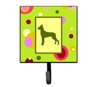 """"Caroline's Treasures CK1080SH4 - Gancho para correa o llavero para gran dan s, peque o, multicolor""""