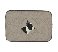 """"Caroline's Treasures CK2186DDM French Bulldog in The Kitchen dish-drying-mats 14x21 Multicolor""""