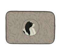 """"Caroline's Treasures CK2195DDM Japanese Chin in The Kitchen dish-drying-mats 14x21 Multicolor""""