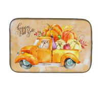 """"Caroline's Treasures CK2651DDM Fall Harvest Yellow Labrador Retriever dish-drying-mats 14x21 Multicolor""""