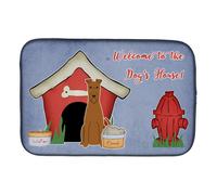""""Caroline's Treasures Dog House Collection Irish Terrier Dish Drying Mat 14"""""""" x 21""""""""""""