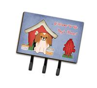 """"Caroline's Treasures Dog House Collection Pekingnese Red White Leash or Key Holder BB2857TH68 Triple Multicolor""""
