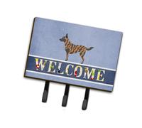 """"Caroline's Treasures Dutch Shepherd Welcome Wall Hook Triple""""