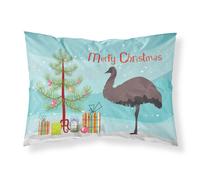 """"Caroline's Treasures Emu Christmas Pillowcase Standard Multicolor""""