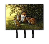 """"Caroline's Treasures Foxes Resitng under the Tree Leash or Key Holder BDBA0382TH68 Triple""""