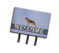 """"Caroline's Treasures German Shepherd Welcome Wall Hook Triple Multicolor""""