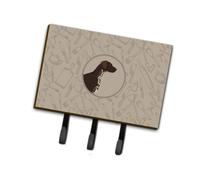 """"Caroline's Treasures German Shorthaired Pointer In the Kitchen Leash or Key Holder hooks Multicolor""""