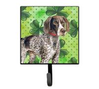 """"Caroline's Treasures German Shorthaired Pointer St Patrick's Wall Hook Small Multicolor""""