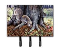 """"Caroline's Treasures Grey Squirrels around the Tree Leash or Key Holder BDBA0260TH68 Triple""""