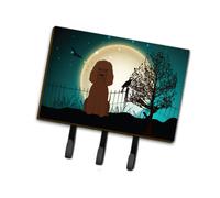 """"Caroline's Treasures Halloween Scary Irish Water Spaniel Leash or Key Holder BB2253TH68 Triple""""