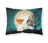 Caroline's Treasures Halloween Scary Jack Russell Terrier Fabric Standard Pillowcase BB2298PILLOWCASE