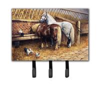 """"Caroline's Treasures Horses Eating with the Chickens Leash or Key Holder BDBA0135TH68 Triple""""