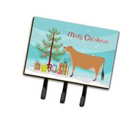 """"Caroline's Treasures Jersey Cow Christmas Wall Hook Triple Multicolor""""