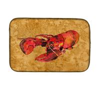 """"Caroline's Treasures Lobster Dish Drying Mat 14 X 21 Multicolor""""