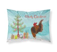 """"Caroline's Treasures """"""""Malaysian Serama Chicken Christmas"""""""" Pillowcase Standard Multicolor""""