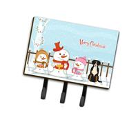 """"Caroline's Treasures Merry Christmas Carolers Greater Swiss Mountain Dog Leash or Key Holder BB2368TH68 Triple Multicolor""""