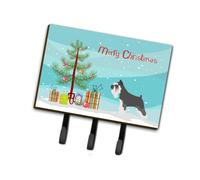 """"Caroline's Treasures Miniature Schnauzer Christmas Wall Hook Triple Multicolor""""