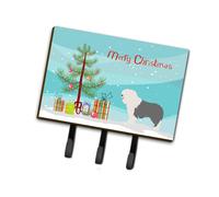 """"Caroline's Treasures Old English Sheepdog Wall Hook Triple Christmas Tree""""