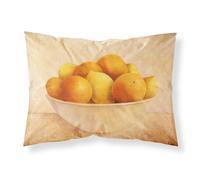 """"Caroline's Treasures Oranges & Lemons in a Bowl Fabric Standard Pillowcase BABE0085PILLOWCASE Multicolor""""