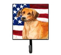 """"Caroline's Treasures Rhodesian Ridgeback Patriotic Wall Hook Small Multicolor""""