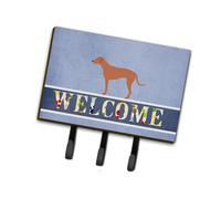 """"Caroline's Treasures Rhodesian Ridgeback Welcome Wall Hook Triple Multicolor""""