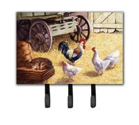""""Caroline's Treasures Rooster and Hens Chickens in the Barn Leash or Key Holder BDBA0339TH68 Triple""""