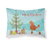""""Caroline's Treasures Royal Poodle Pillowcase Standard Christmas Tree""""