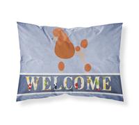 """"Caroline's Treasures Royal Poodle Welcome Pillowcase Standard """"