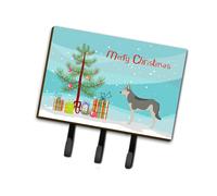 """"Caroline's Treasures Saarloos Wolfdog Wall Hook Triple Christmas Tree""""