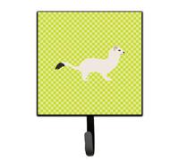 """"Caroline's Treasures Stoat Short-tailed Weasel Green Wall Hook Small Multicolor""""