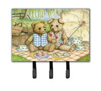 """"Caroline's Treasures Summertime Teddy Bears Picnic Leash or Key Holder CDCO0308TH68 Triple Multicolor""""