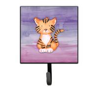 """"Caroline's Treasures Tiger Cub Watercolor Wall Hook Small Multicolor""""