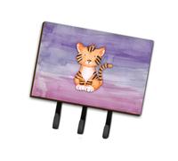 """"Caroline's Treasures Tiger Cub Watercolor Wall Hook Triple Multicolor""""
