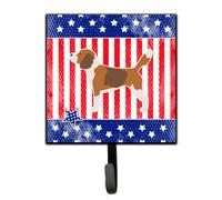 """"Caroline's Treasures USA Patriotic Beagle Leash or Key Holder BB3310SH4 Small Multicolor""""