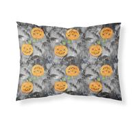 """"Caroline's Treasures Watecolor Halloween Jack-O-Lantern Bats Pillowcase Standard Multicolor""""