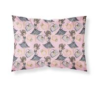 """"Caroline's Treasures Watercolor Fashion Diva on Pink Pillowcase Standard Multicolor""""