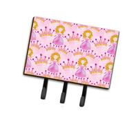 """"Caroline's Treasures Watercolor Princess and Crown Wall Hook Triple Multicolor""""