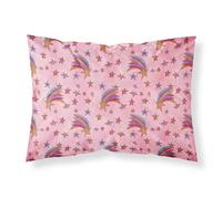 """"Caroline's Treasures Watercolor Shooting Stars on Pink Pillowcase Standard Multicolor""""
