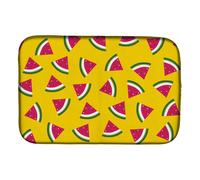 """"Caroline's Treasures Watermelon On Yellow Dish Drying Mat 14"""""""" x 21""""""""""""
