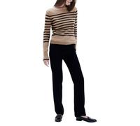 Caroll 232K-MZOELY- Jersey de Cachemira para Mujer, Beige, Talla XS